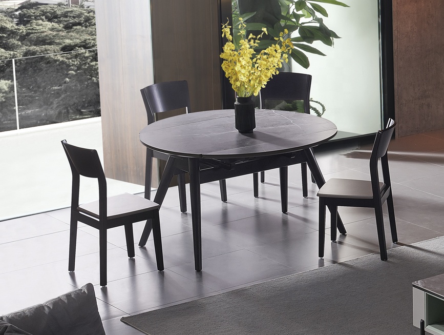 Современный семейный обеденный стол простой железный стол и комбинация стула